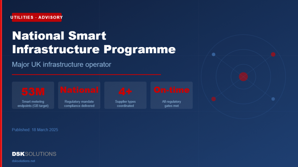 Architecting the Delivery Framework for a National Smart Infrastructure Programme